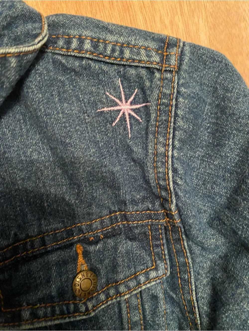 Disney Vintage Tinker Bell Embroidered Denim Jacket